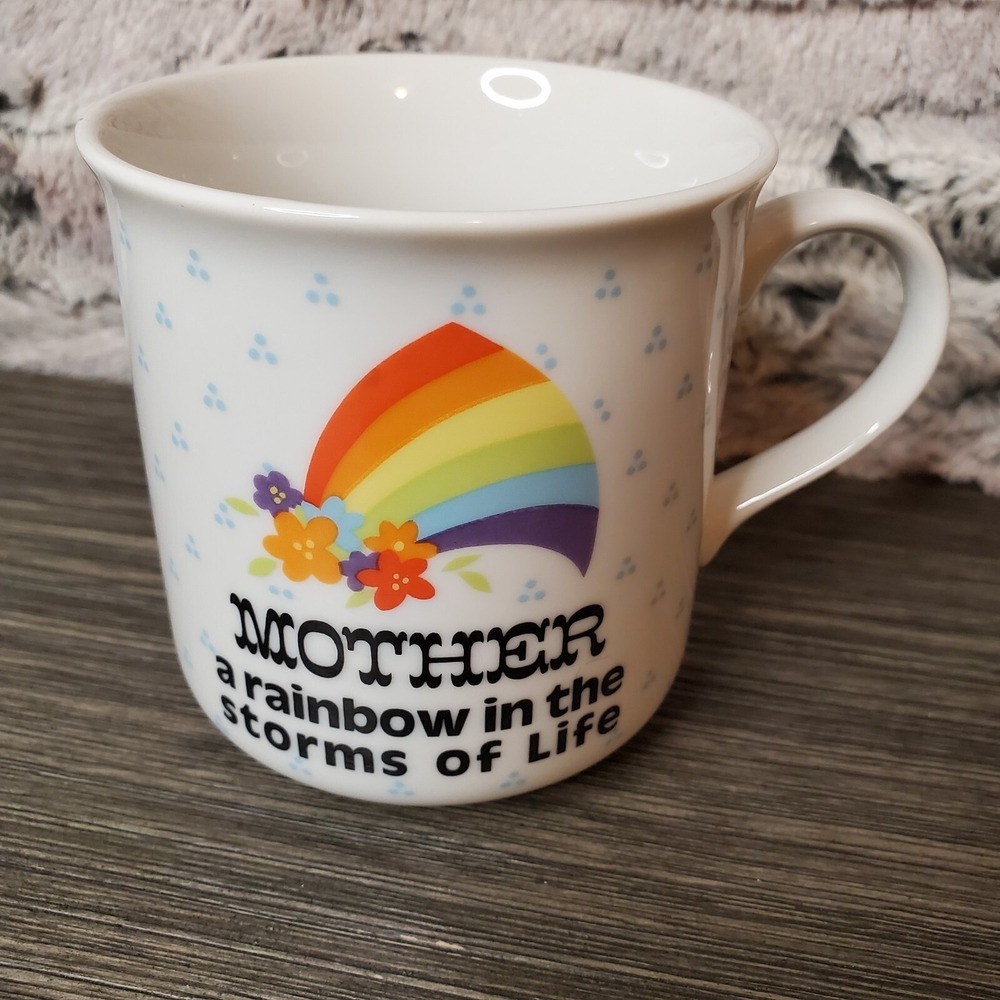 Mother A Rainbow in the Storms of Life Vintage Rainbow Mother's‎ Day 10oz Mug